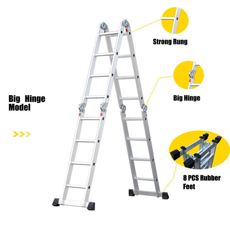 Compact Aluminium Multi Purpose Folding Ladder 4x2 4x3 4x4 4x5 4x6