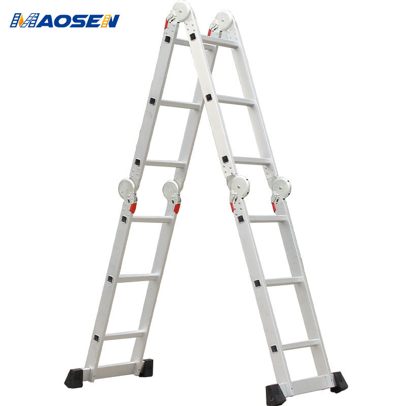 Strong escaleras de aluminio plegables folding foldable ladders aluminium multipurpose ladder stairs