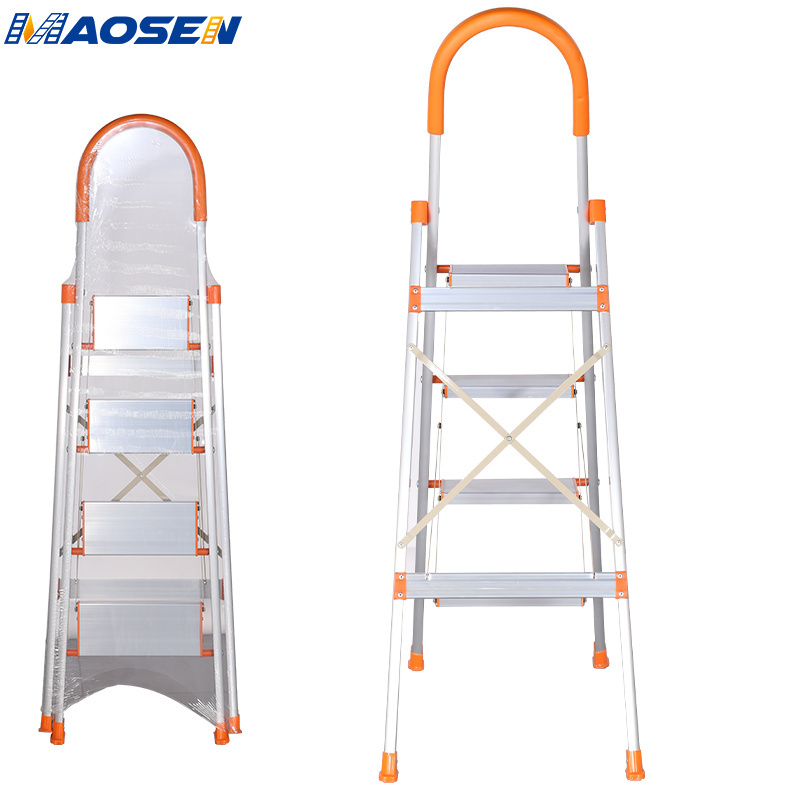 Aluminum Lightweight Kitchen 3/4/5 Step Folding Ladder