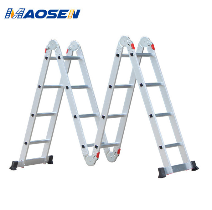 Strong escaleras de aluminio plegables folding foldable ladders aluminium multipurpose ladder stairs