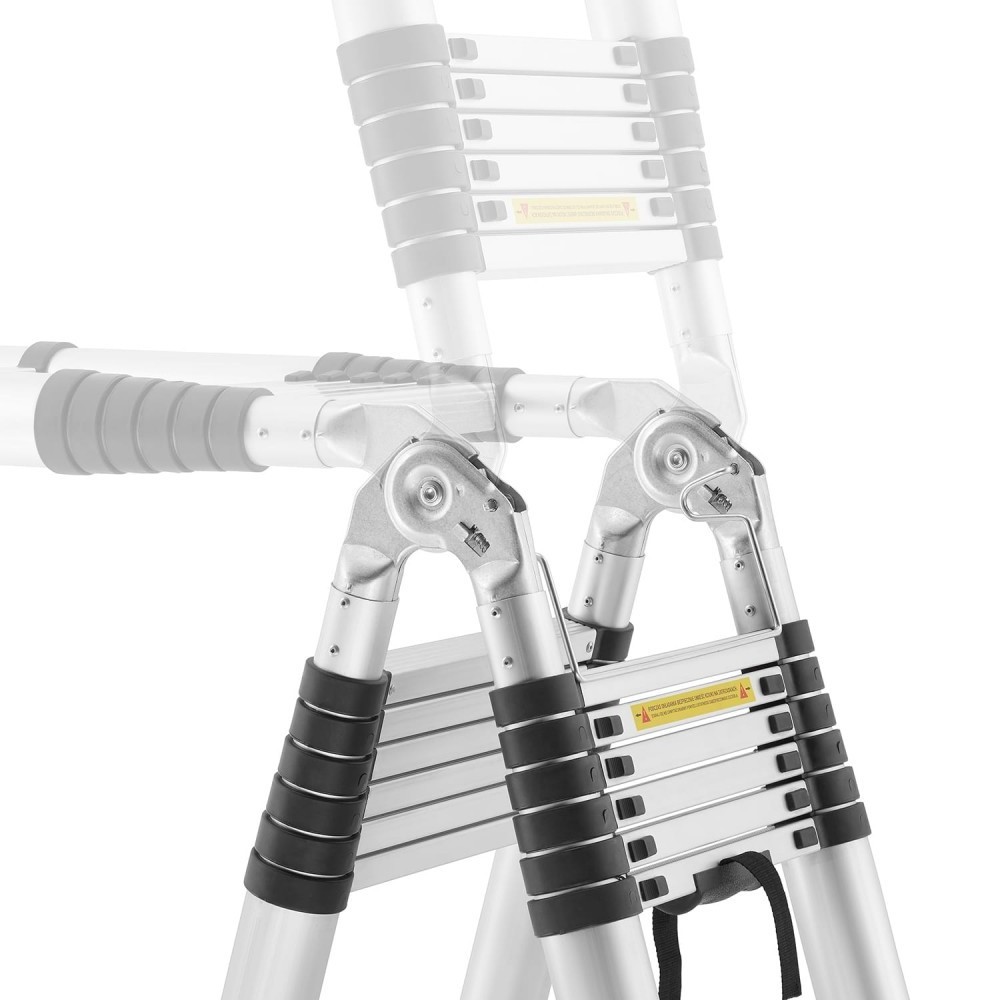 telescopic ladder lighting foldable ladder folding  defender offroad aluminum climb ladder