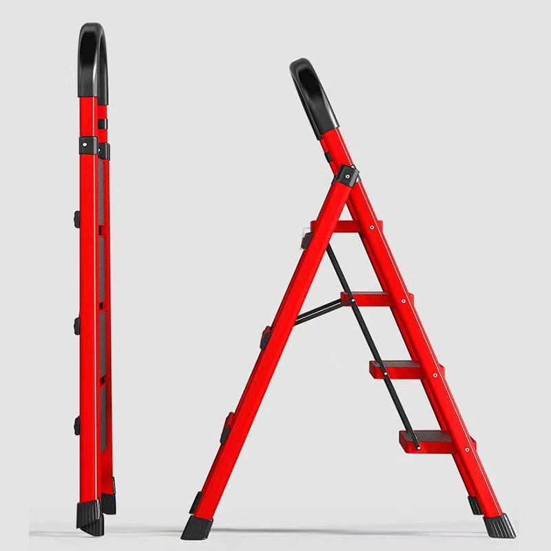 3 step handrail ladders supplier steel  small household ladder for kitchen other folding ladder