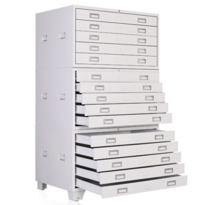 High Quality Steel A1 A0 Size Drawings with our Durable Metal Cabinets Preassembled structure Cabinet 5/10/15 Drawer Map Cabinet