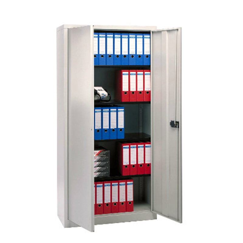 Swing Door Metal Storage Cabinet With Adjustable Shelves And Fancy Lock for office and garage used