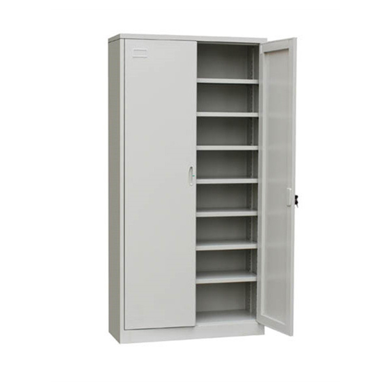 Swing Door Metal Storage Cabinet With Adjustable Shelves And Fancy Lock for office and garage used