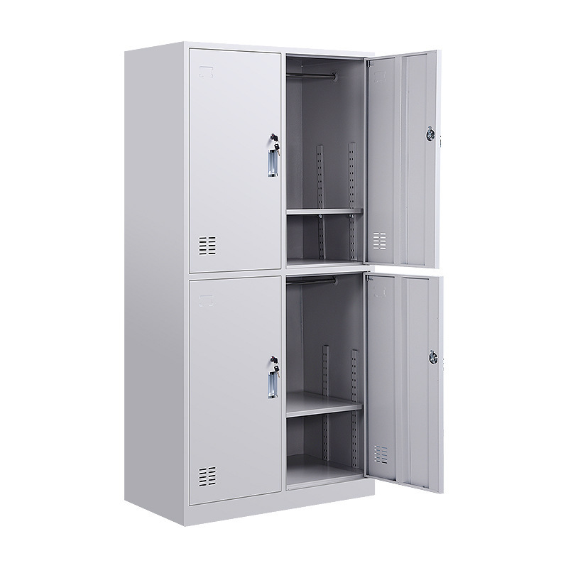 Factory cheap 4 door Armario steel cabinet school staff locker for employees office school storage locker clothing gym locker