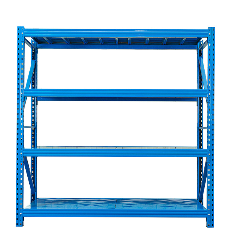 Warehouse storage heavy duty pallet rack metal shelving system durable stacking goods display rack