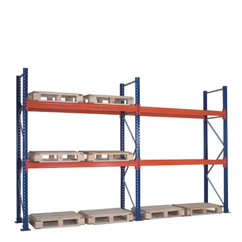 Sturdy 4-Tier Black Metal Shelving Unit for Warehouse Storage, Each Layer Holds up to 300 Kg