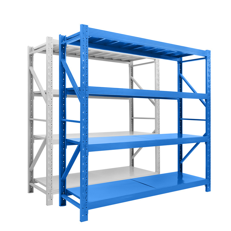 Warehouse storage heavy duty pallet rack metal shelving system durable stacking goods display rack