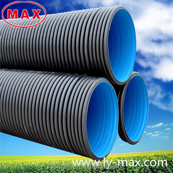 Plastic Large Diameter Steel Reinforced Polyethylene Spiral Corrugated Pipe