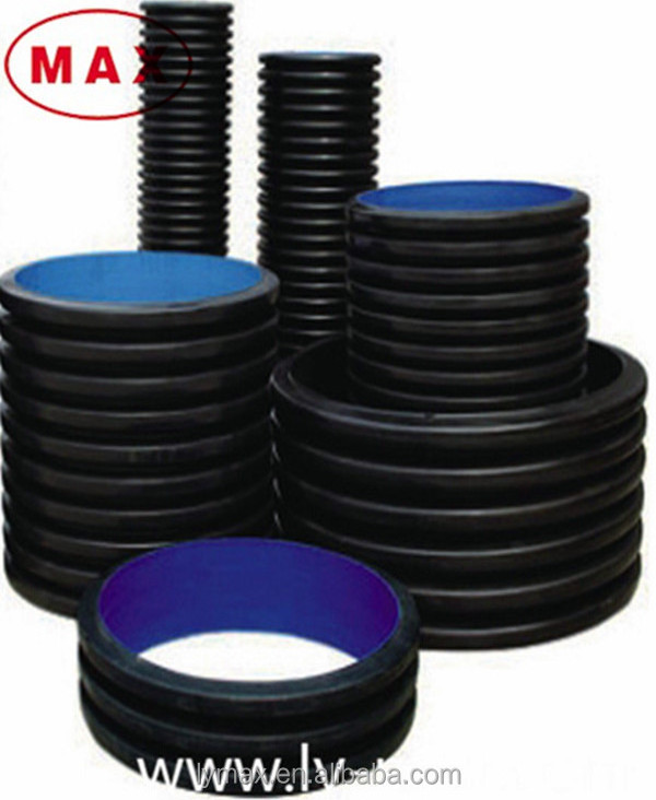 Plastic Large Diameter Steel Reinforced Polyethylene Spiral Corrugated Pipe