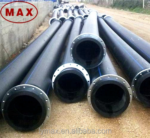 14 Inch HDPE Pipes with Flange Connections for Dredge and Drainage