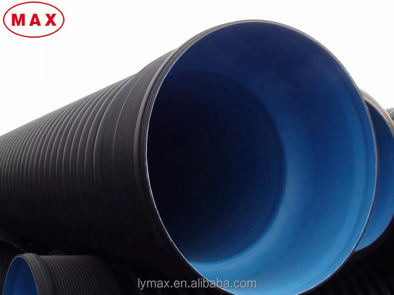 Plastic Large Diameter Steel Reinforced Polyethylene Spiral Corrugated Pipe