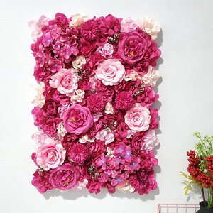 Beauty Salon Decor Wedding Decor Flores Artificial Plants Flowers Wall Wholesale For Wall Decoration