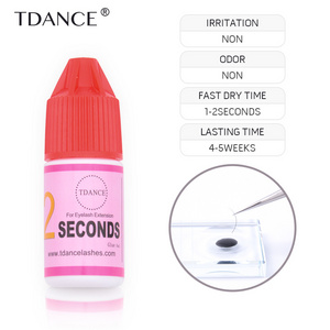 Best selling lash extensions glue for false eyelash with private label - TDANCE glue 5ML