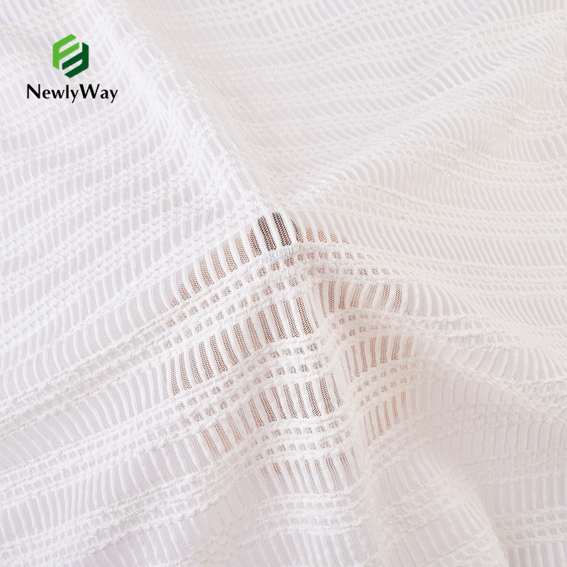 China Supplier Premium Polyester Spandex 4 Way Stretch Knitted Crepe Crinkle Fabrics For Dress Corset Clothing