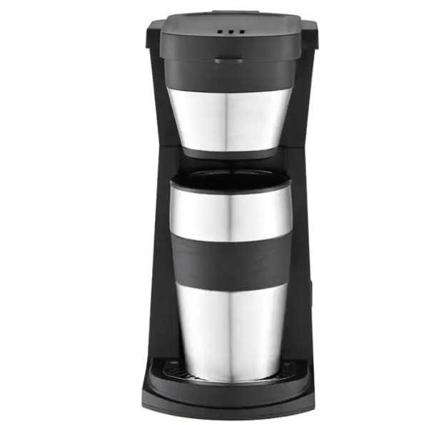 Mini automatic drip coffee maker electric travel 0.42L single 1 cup drip coffee maker