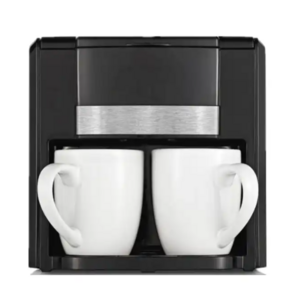 Mini double cup coffee machine travel with temperature sensor for home 2 cup cold brew coffee maker