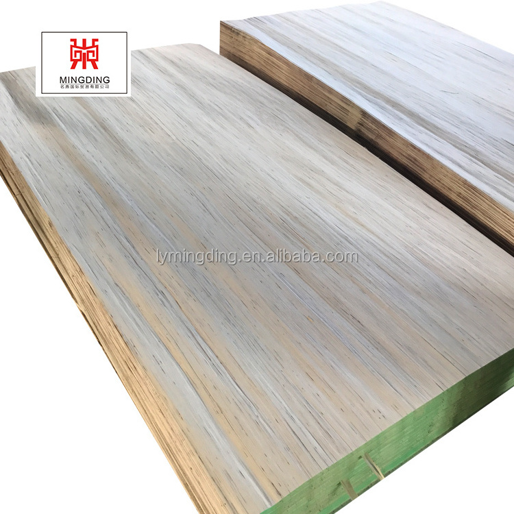 Cheap price of engineered poplar red recon face veneer