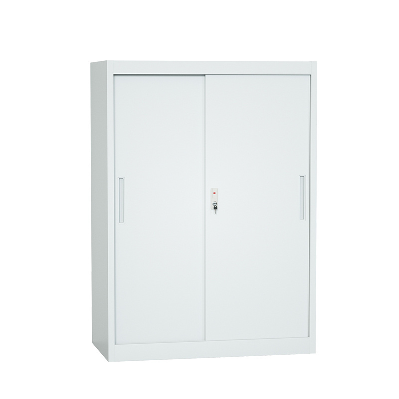 Wholesale Metal File Cabinet Office Storage Cabinet Steel Filing Cabinet Iron OEM/ODM Metal Cupboard with 2 sliding door