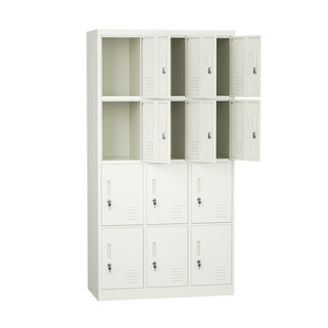 12 Doors steel locker Cabinet gym Locker Clothes Storage Cabinet steel wardrobe Locker for school staff