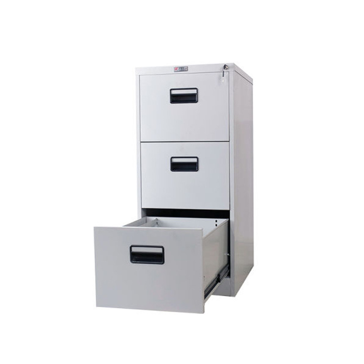 Metal Cabinets 3 Drawer Cabinet Office Storage Steel File Cabinet with Lock