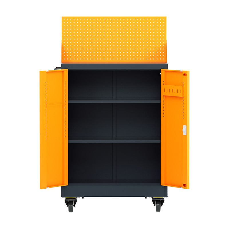 Tool Cart Steel Garage Cabinet Storage With Wheels Metal Tool Cabinet for household workbench garage warehouse