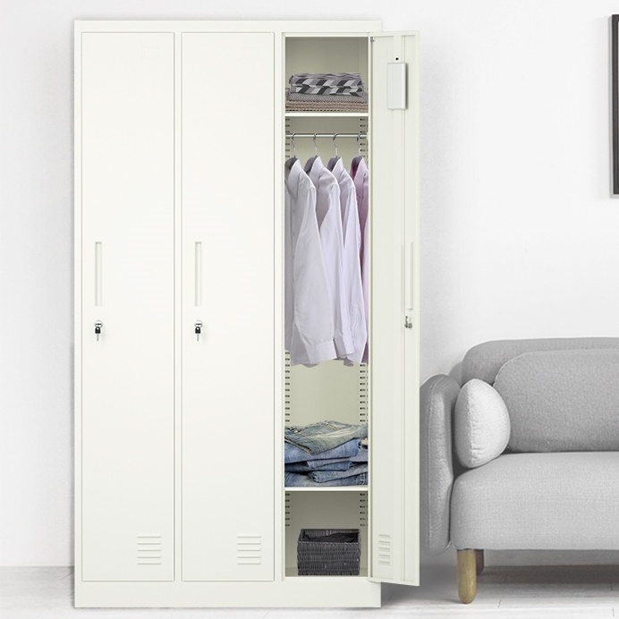 Metal Locker Storage Staff Worker Locker For ChangingRoom Locker Clothes Storage Cabinet Steel with 2/4/6/9/12//15/18 door