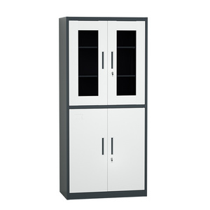 New design office  filing cabinets metal garage cabinets storage steel cupboard locker with four doors