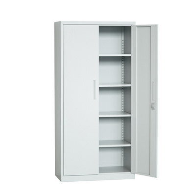 Customized Office Metal Storage Cabinet with 2 Doors Steel Cupboard Metal Filing Cabinet With 4 Shelves