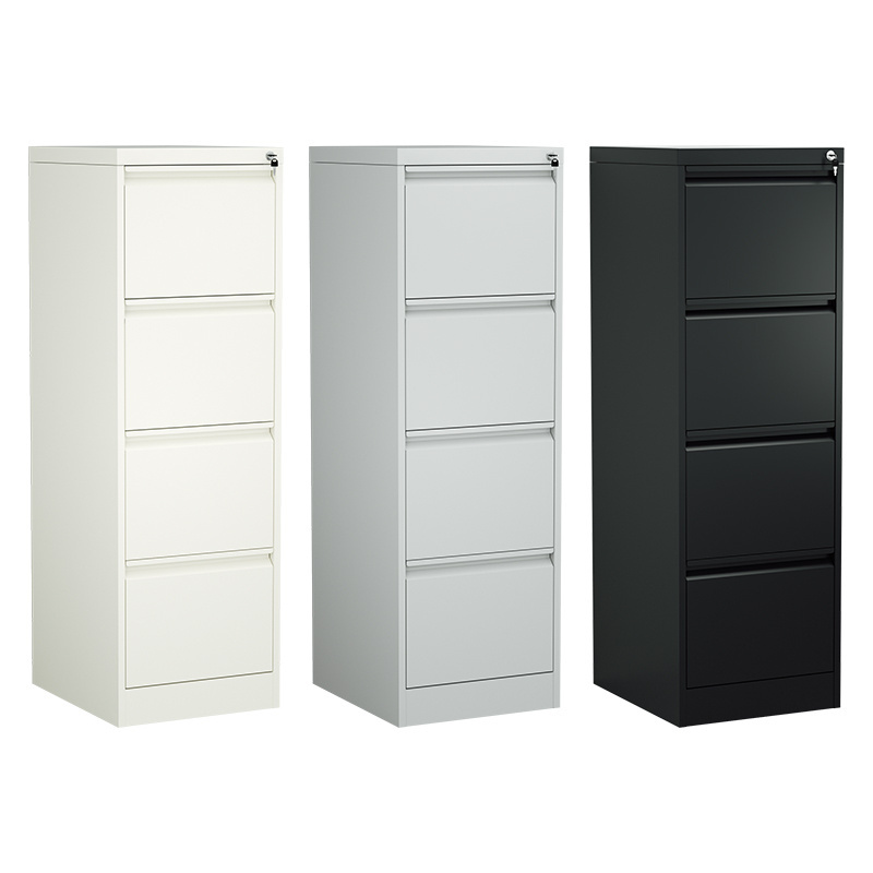 Metal Storage Office 2 3 4 Drawers Office Cabinet Steel Filing Vertical File Cabinet for Home Office School Equipment