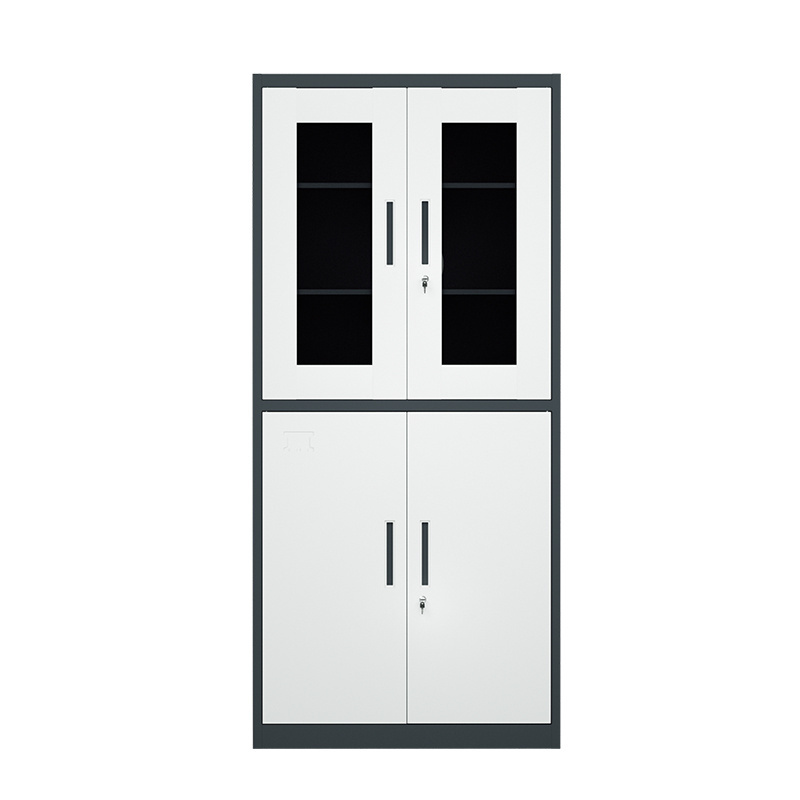 New design office  filing cabinets metal garage cabinets storage steel cupboard locker with four doors