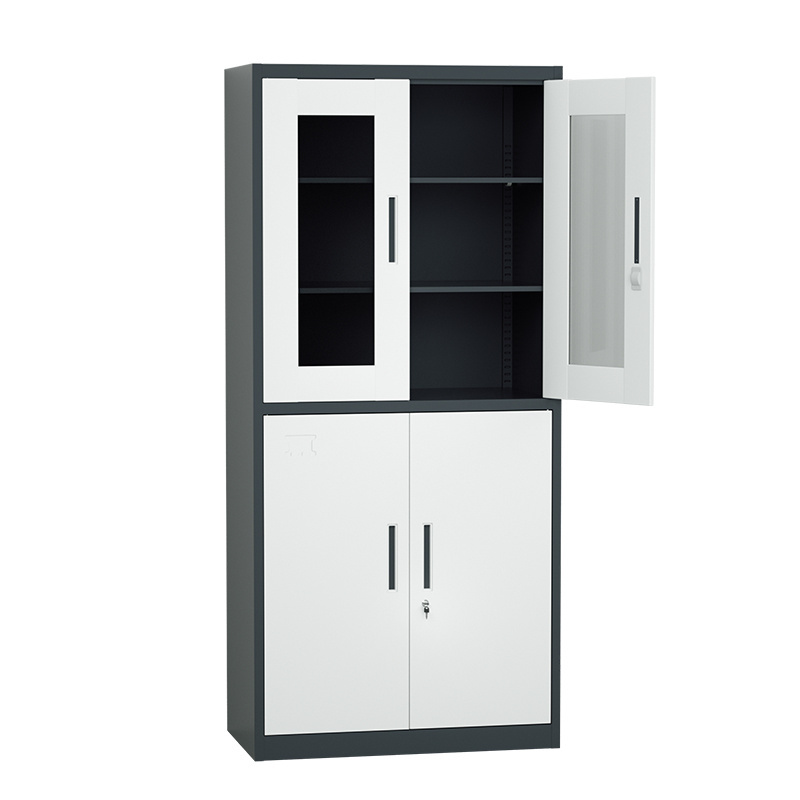 New design office  filing cabinets metal garage cabinets storage steel cupboard locker with four doors