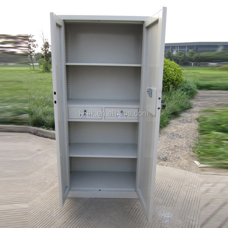 security cabinet 2 Door Steel Cupboard Filing Cabinet metal file cabinet with combination lock