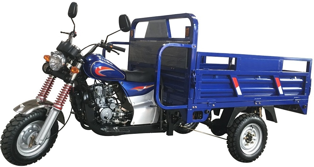 150cc 200cc gasoline engine motos tricycle for cargo loading