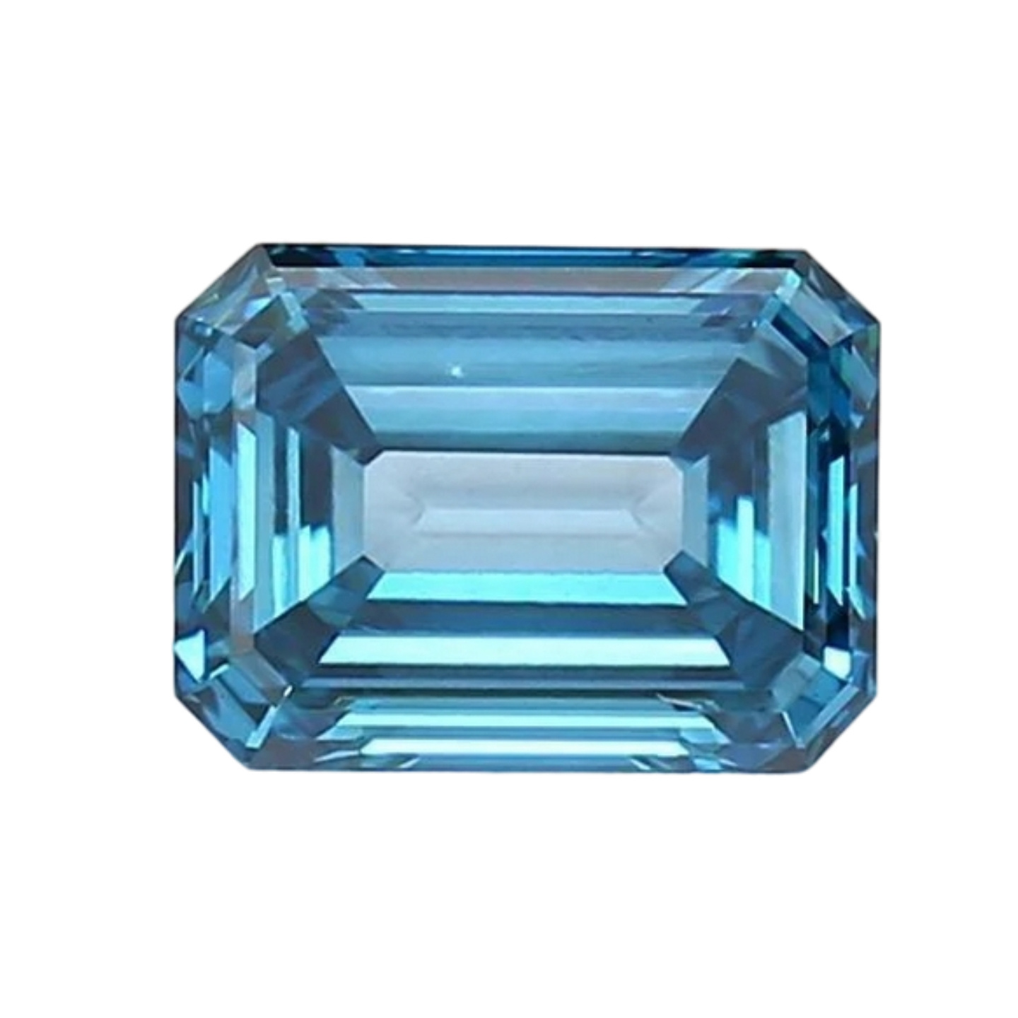 Igi Certified 4 ct Emerald  Cut Shape Loose Lab grown Created Blue Diamond  Price