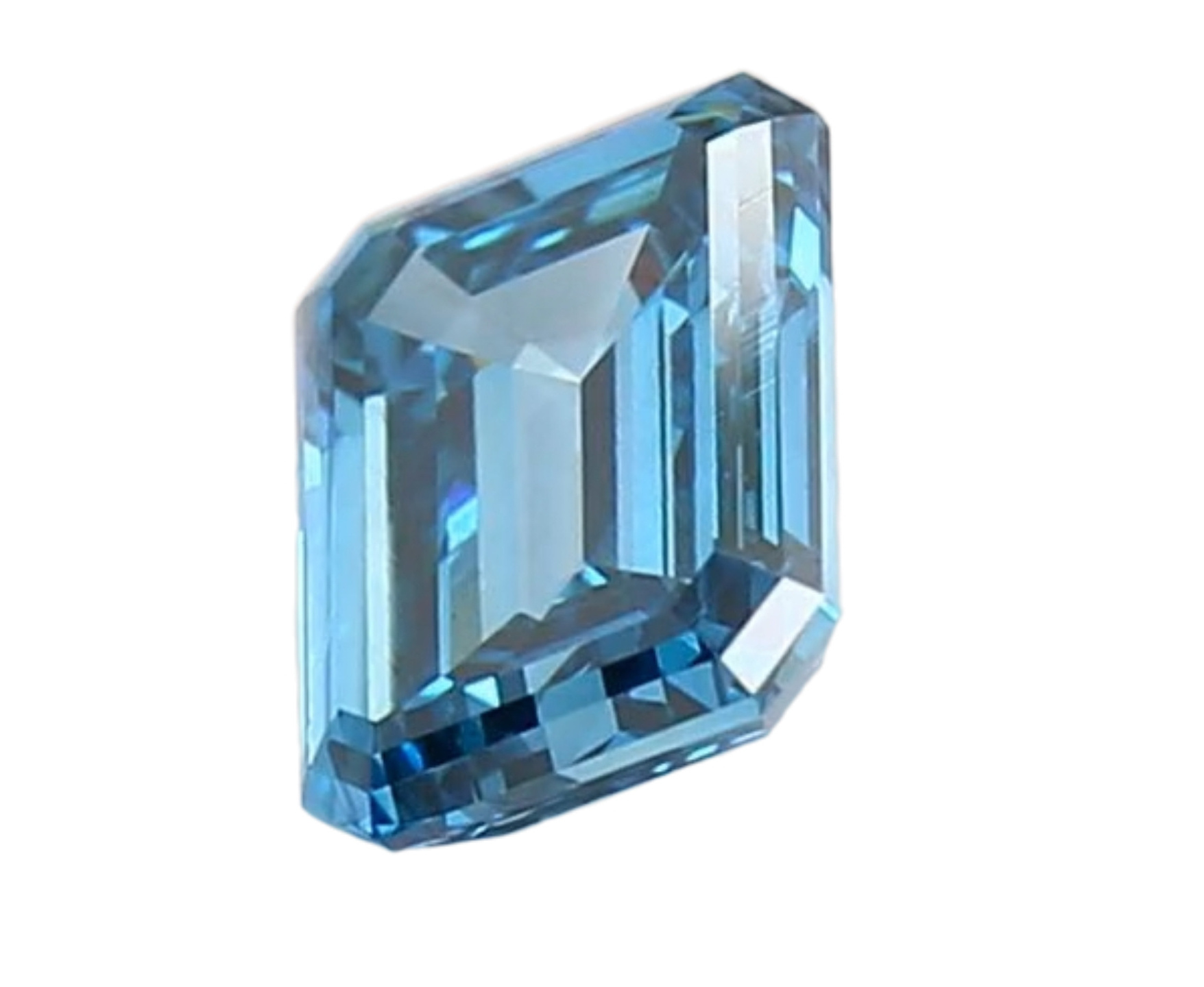 Igi Certified 4 ct Emerald  Cut Shape Loose Lab grown Created Blue Diamond  Price