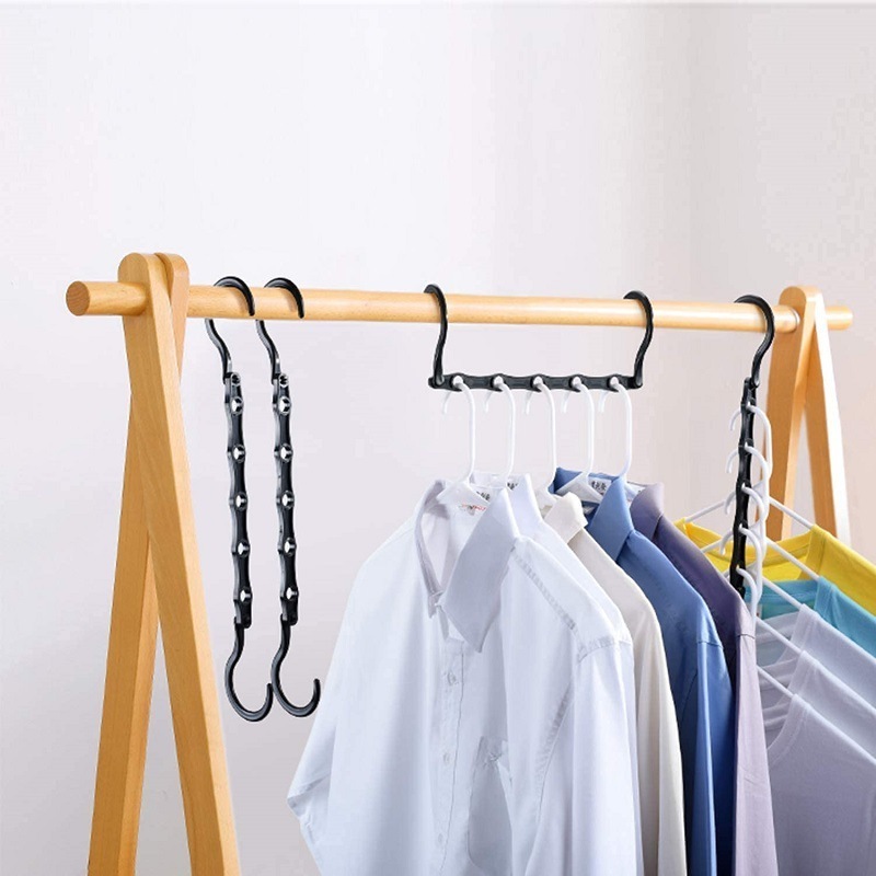 Wholesale Best seller Magic Space Saving Cheap Plastic Hanger Organizers multi layer hanger