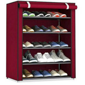 Wholesale Non-woven folding fabric shoe cabinet storage organiser closet organizer shoe rack living room furniture