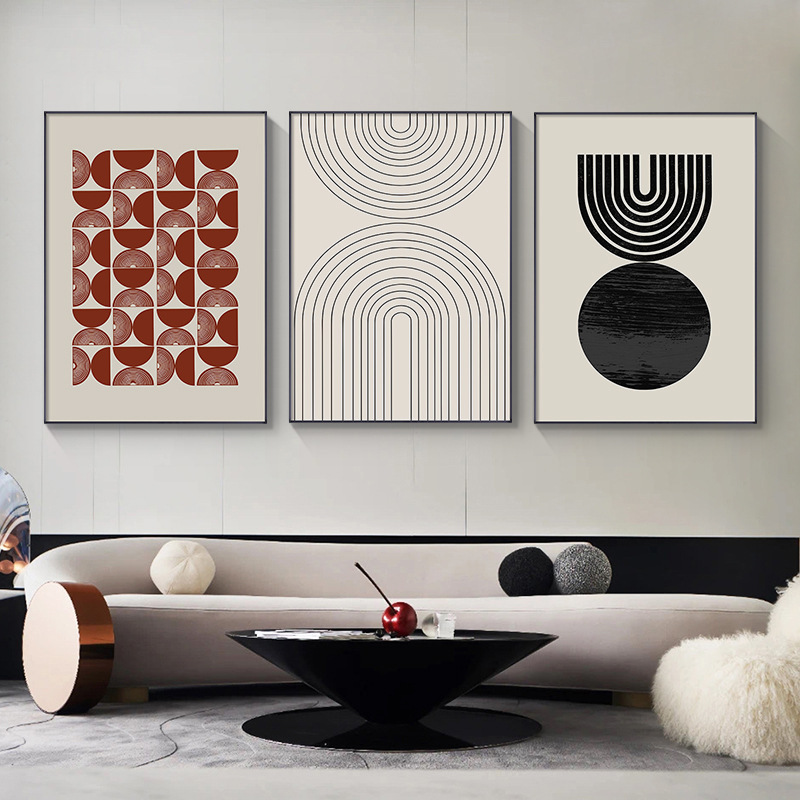 Abstract Line Paintings And Wall Arts Living Room Home Decor Wall Pictures