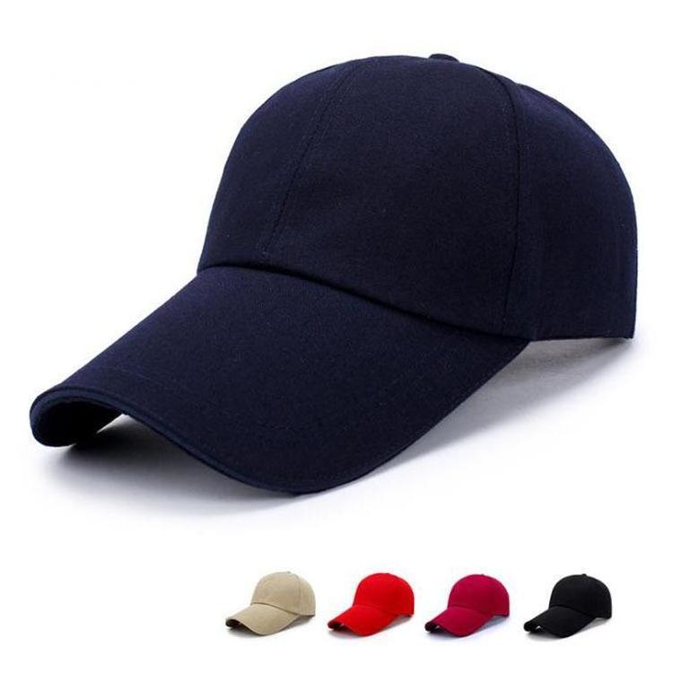 Popular 6 Panel Breathable Sun Protection Logo Embroidered Canvas Cap Sports Hats For Men Unisex Custom Baseball Cap