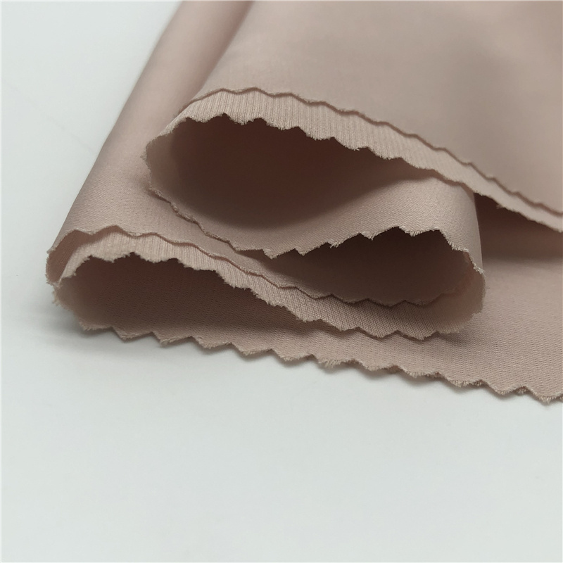 high quality 97% polyester 3%spandex weft stretch satin chiffon fabric for garment