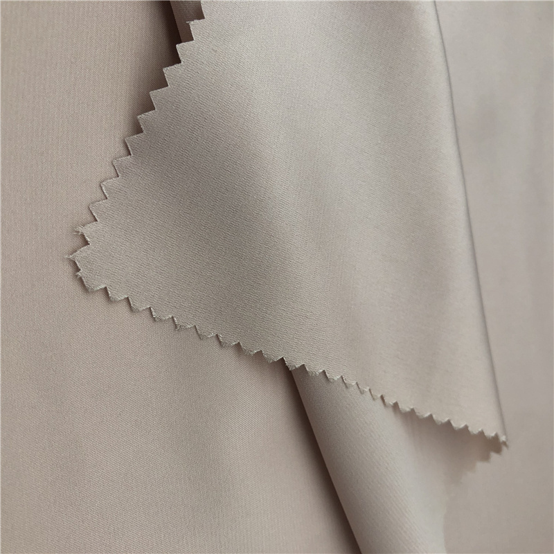 high quality 97% polyester 3%spandex weft stretch satin chiffon fabric for garment