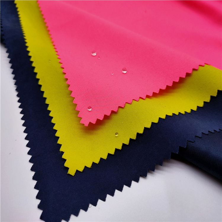 75D x 160D Chinese Textile Polyester Nylon Peach Skin Micro Fiber Fabric micro twill fabric