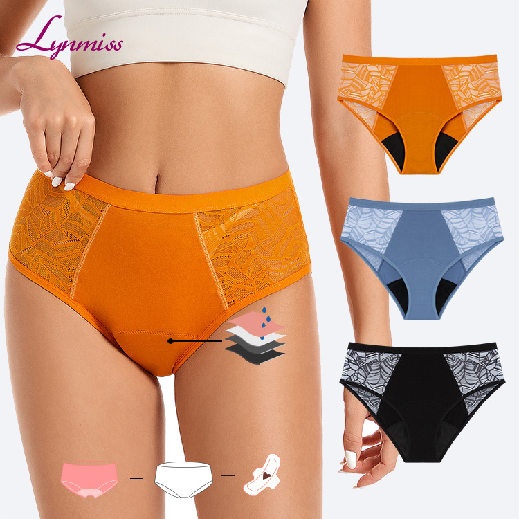 4 Layers Full Protection Functional Pantis Para Periodo Menstrual Oeko Tex Leak Proof Menstruation Period Underwear For Girls