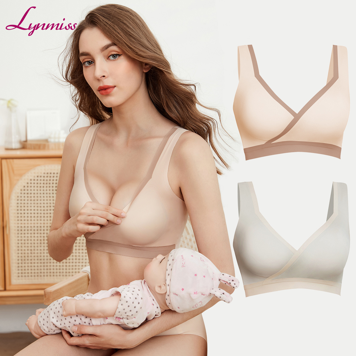 Discount Sustainable Maternity Pregnancy Bras Nursing Bra font & up Women Nursing Bra Customized Colors