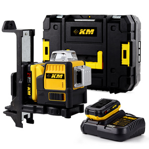 KM Green Beam 360 Tool Self-Leveling 16 Line Laser Level Nivel Laser 360 Laser Level