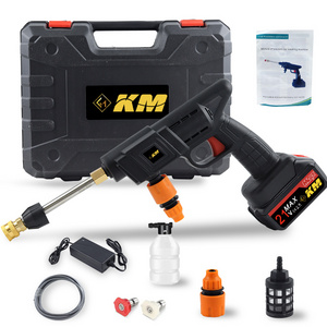 KM Wireless Cleaning Car Washing Machine Water Gun Set High Pressure Car Washer Sprayer