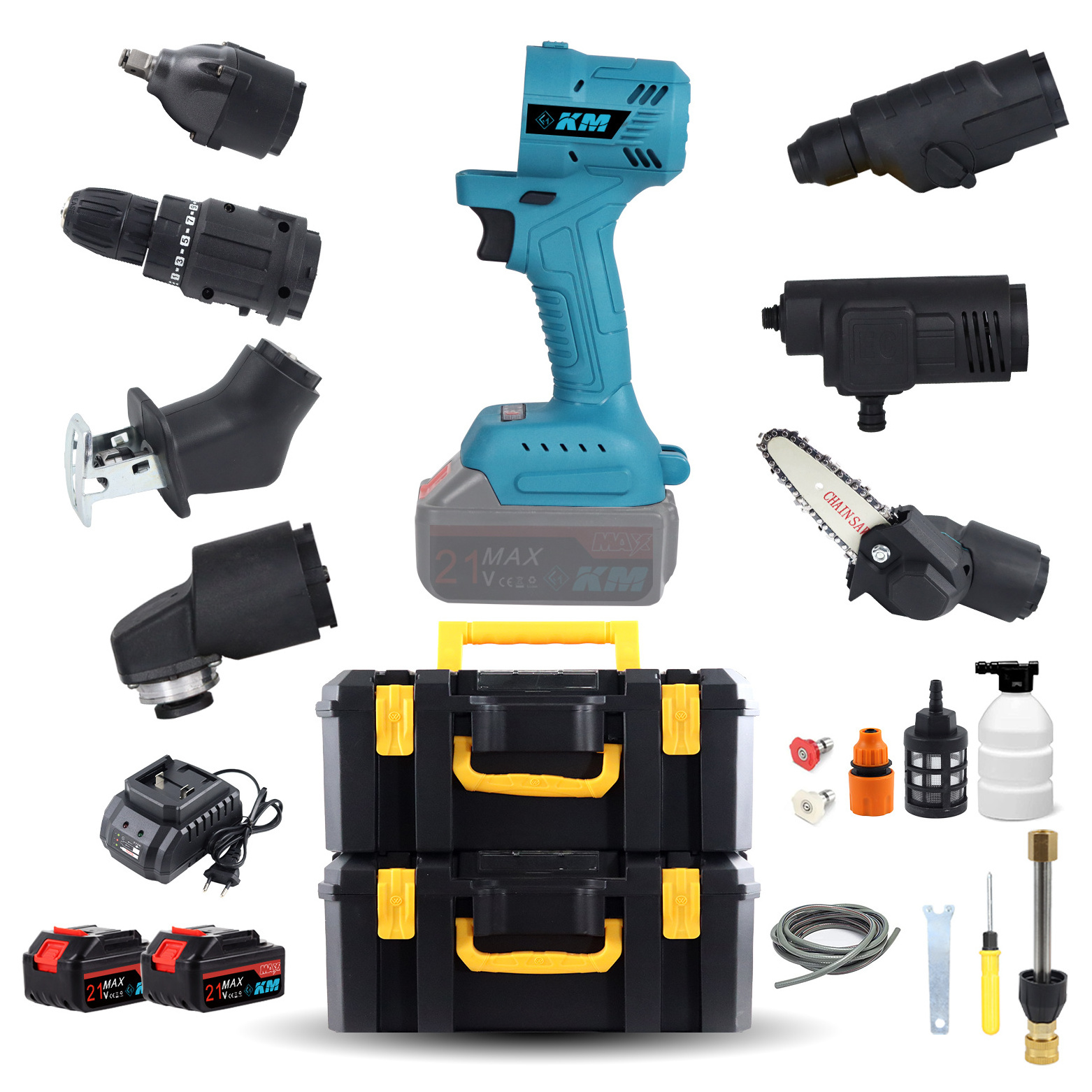 KM 18V 20V  24V 48V Cordless Combo Kit Electrical Tools for Electrician Hand Tool