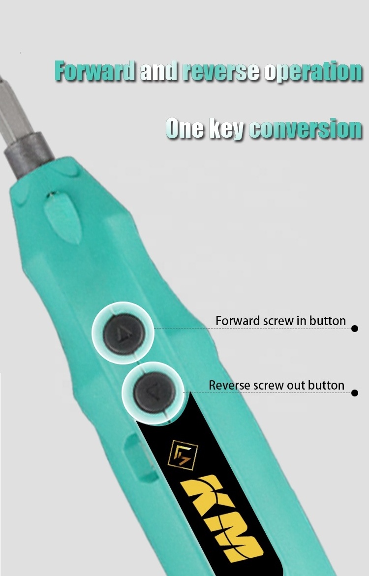 KM 3.6v Electric Rechargeable Battery Power Screw Driver lithium cordless screwdriver